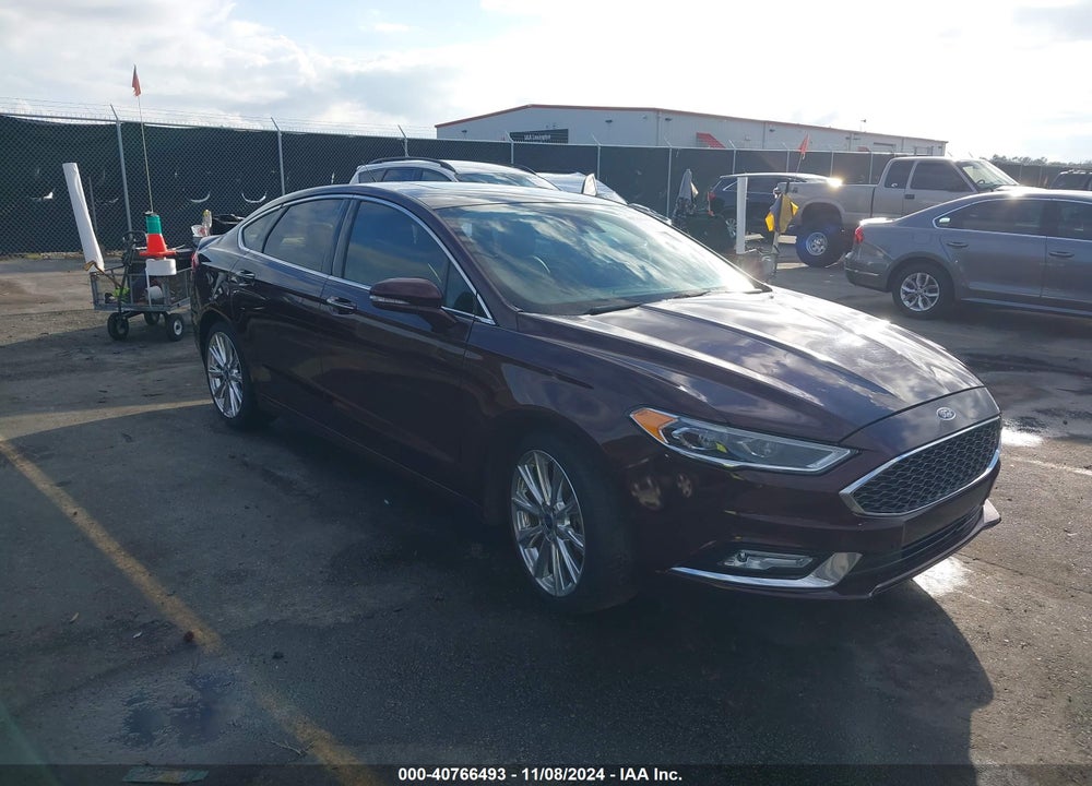 2018 FORD FUSION PLATINUM VIN: 3FA6P0K98JR115518