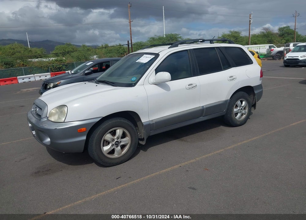 2006 HYUNDAI SANTA FE GLS VIN: KM8SC13DX6U086970