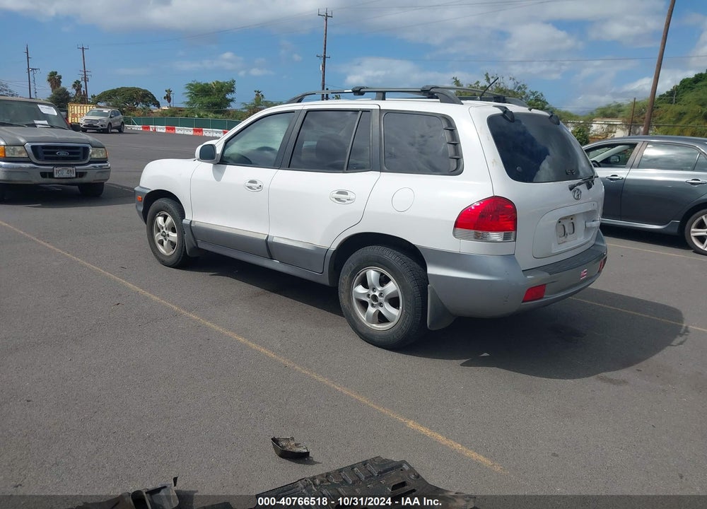 2006 HYUNDAI SANTA FE GLS VIN: KM8SC13DX6U086970