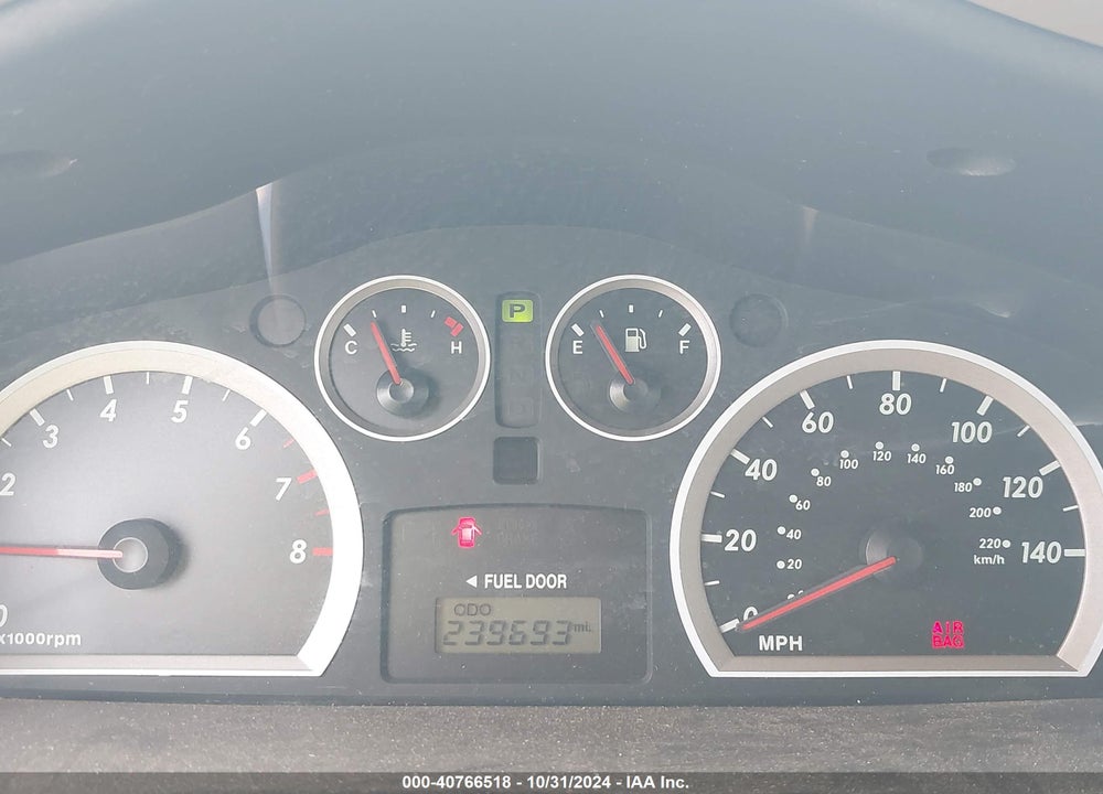 2006 HYUNDAI SANTA FE GLS VIN: KM8SC13DX6U086970