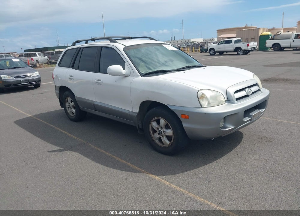 2006 HYUNDAI SANTA FE GLS VIN: KM8SC13DX6U086970