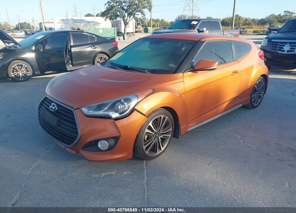 2016 HYUNDAI VELOSTER TURBO VIN: KMHTC6AE3GU277502