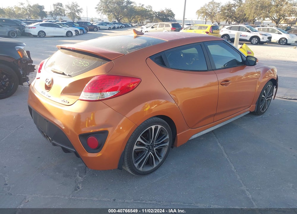 2016 HYUNDAI VELOSTER TURBO VIN: KMHTC6AE3GU277502