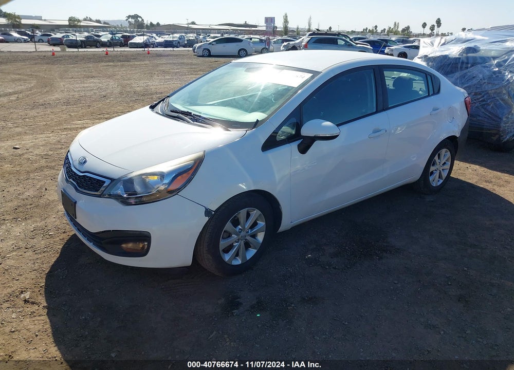 2014 KIA RIO EX VIN: KNADN4A33E6401353
