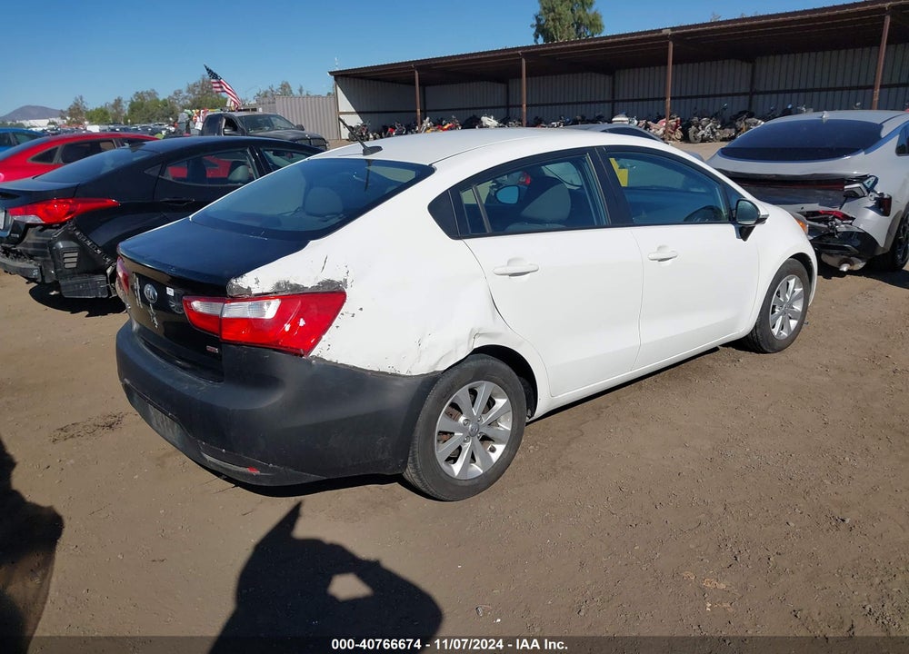 2014 KIA RIO EX VIN: KNADN4A33E6401353