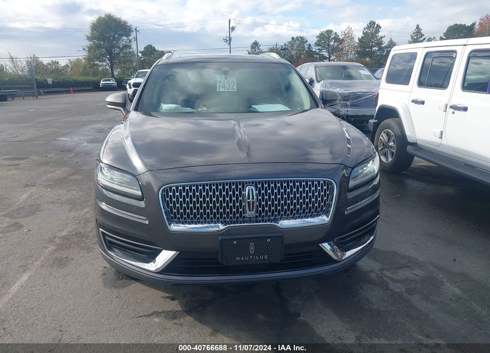 2019 LINCOLN NAUTILUS RESERVE VIN: 2LMPJ8L99KBL46294
