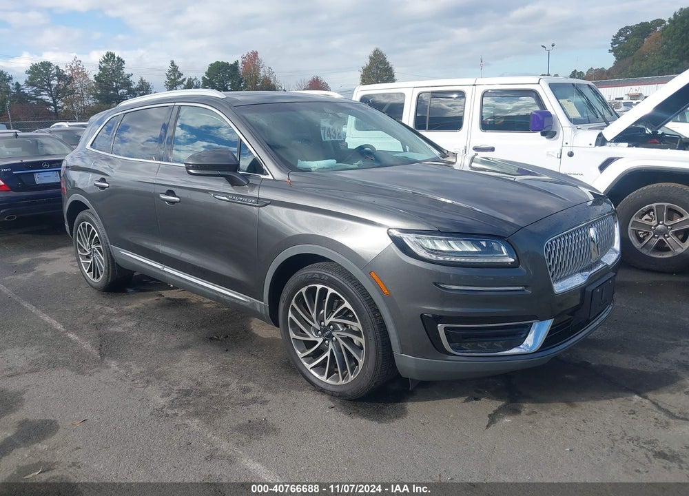 2019 LINCOLN NAUTILUS RESERVE VIN: 2LMPJ8L99KBL46294