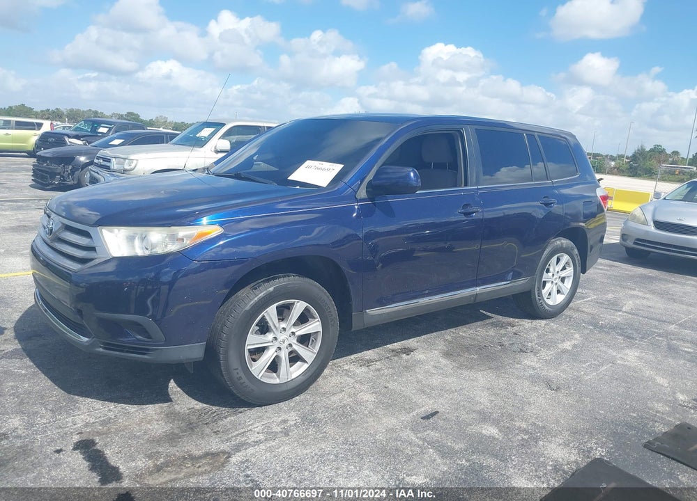 2012 TOYOTA HIGHLANDER VIN: 5TDZA3EH8CS029221
