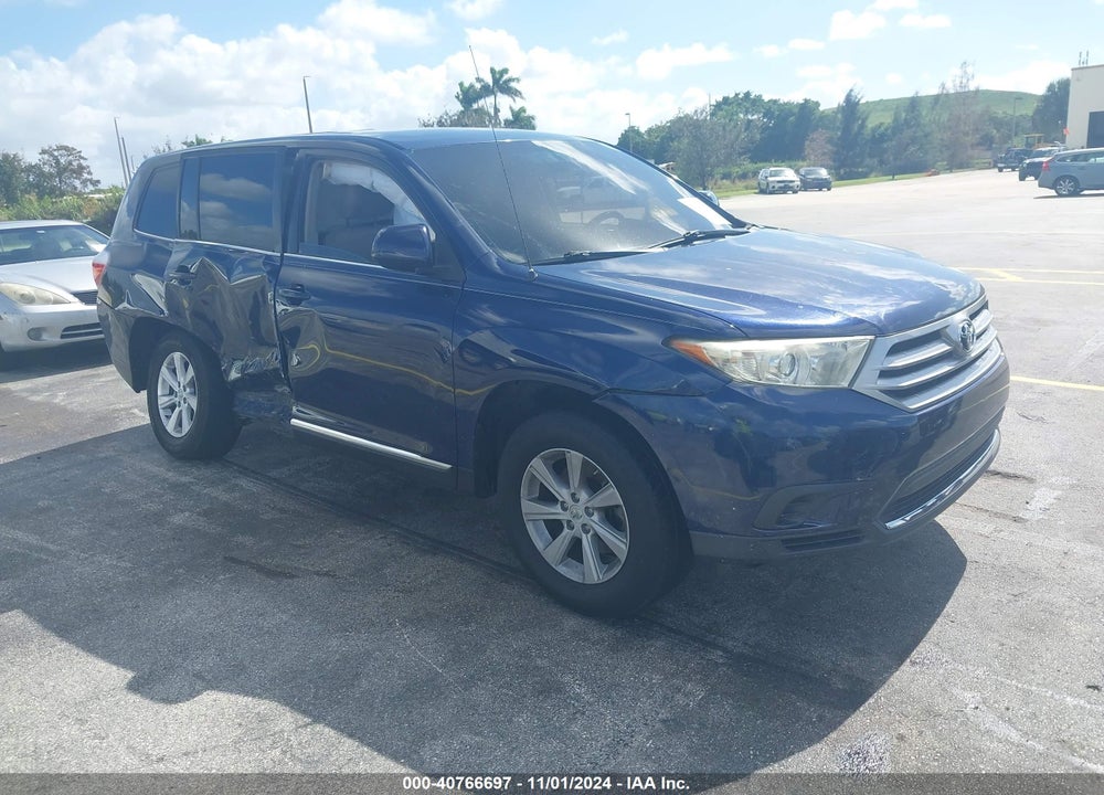 2012 TOYOTA HIGHLANDER VIN: 5TDZA3EH8CS029221