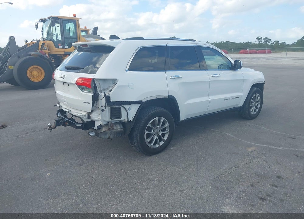 2015 JEEP GRAND CHEROKEE LIMITED VIN: 1C4RJEBG6FC616112