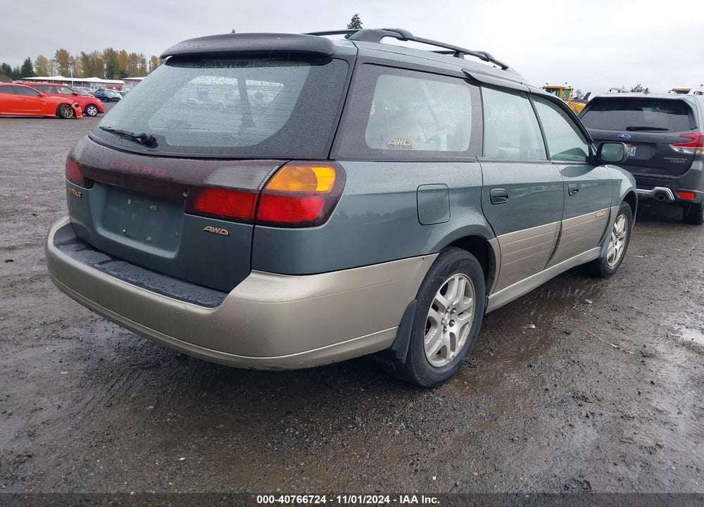 2001 SUBARU OUTBACK VIN: 4S3BH665X17626591