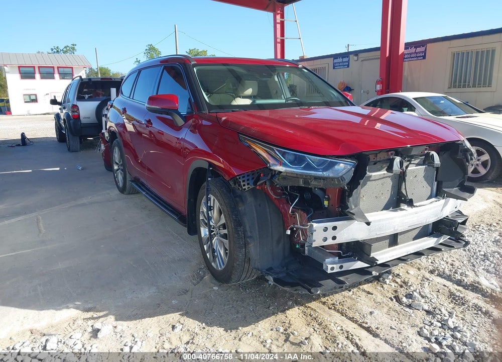 2022 TOYOTA HIGHLANDER PLATINUM VIN: 5TDFZRAH8NS114843