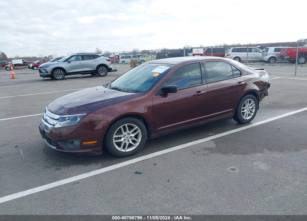 2012 FORD FUSION S VIN: 3FAHP0GA2CR149677
