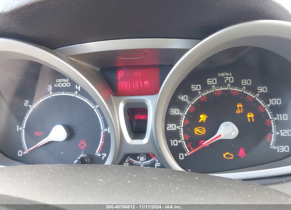2012 FORD FIESTA SE VIN: 3FADP4EJ5CM156452