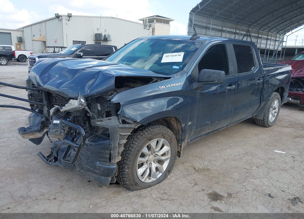 2021 CHEVROLET SILVERADO 1500 2WD SHORT BED CUSTOM VIN: 1GCPWBEH3MZ159801
