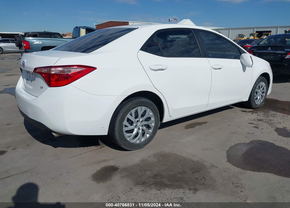 2017 TOYOTA COROLLA LE VIN: 5YFBURHE3HP731945
