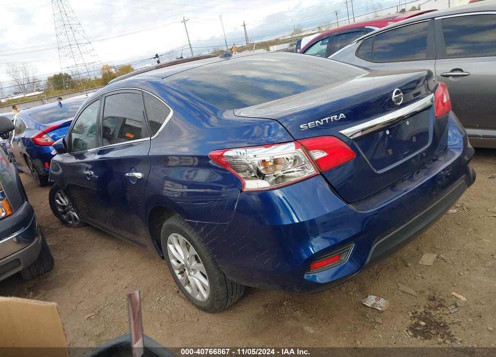 2018 NISSAN SENTRA SV VIN: 3N1AB7AP3JL649110