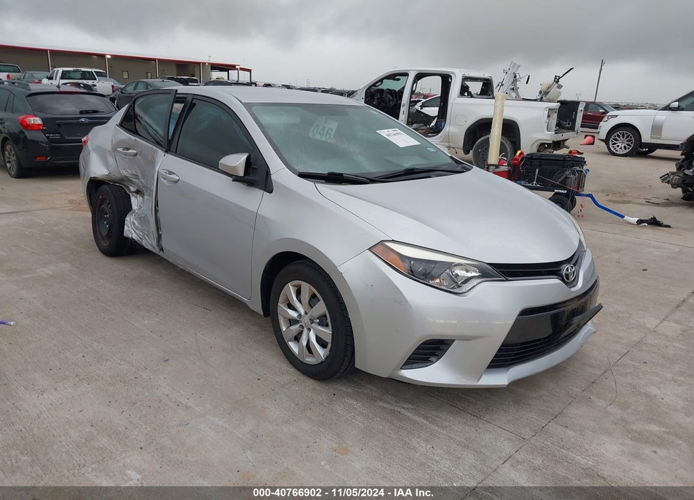 2016 TOYOTA COROLLA LE VIN: 5YFBURHE0GP485001