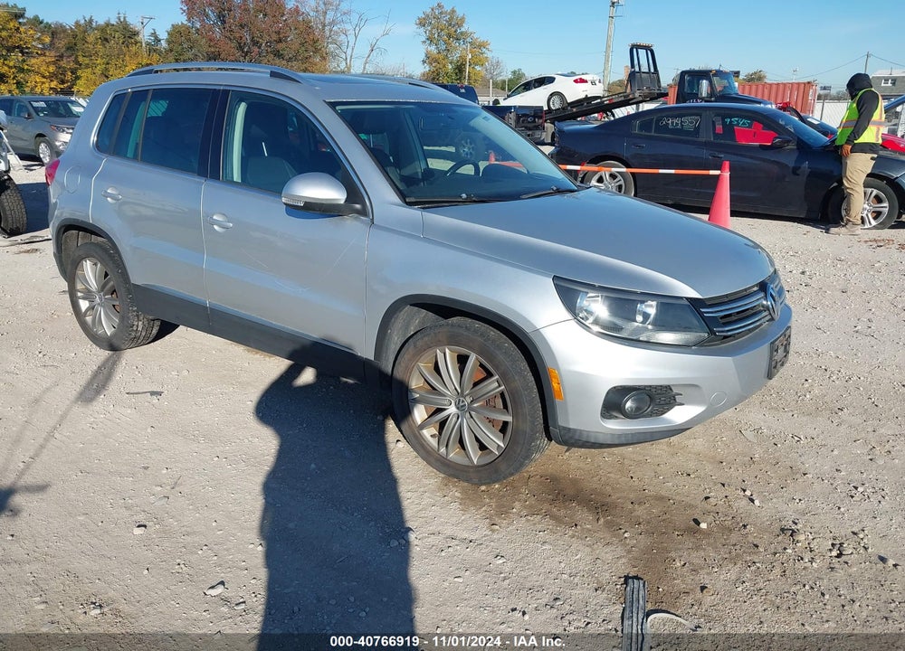 2013 VOLKSWAGEN TIGUAN SE VIN: WVGBV3AX7DW599906