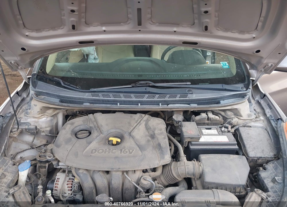 2012 HYUNDAI ELANTRA GLS VIN: 5NPDH4AE6CH148303