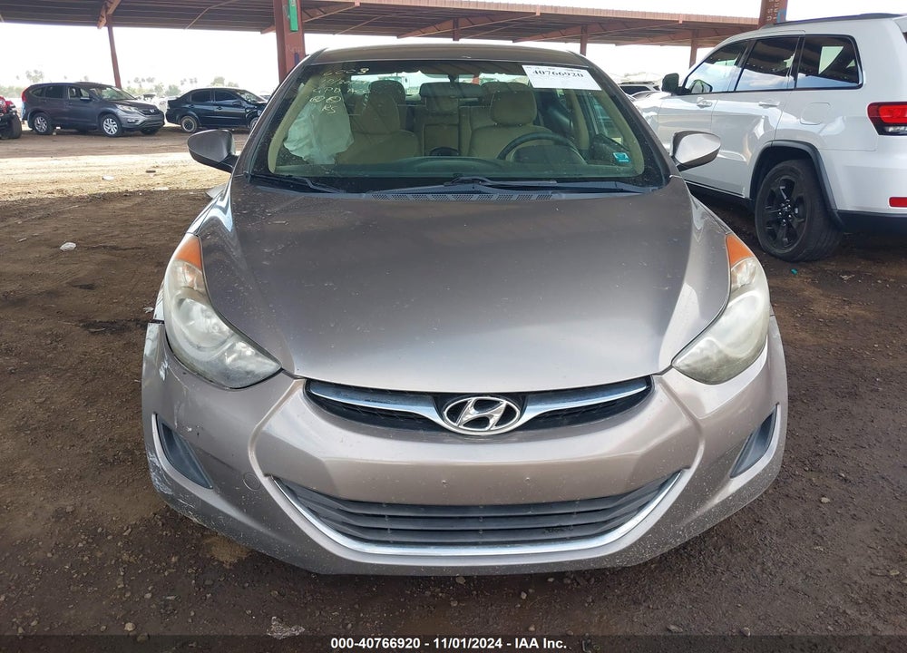 2012 HYUNDAI ELANTRA GLS VIN: 5NPDH4AE6CH148303