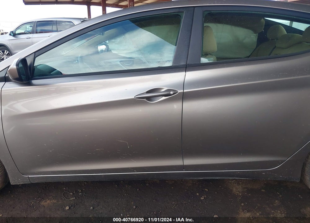 2012 HYUNDAI ELANTRA GLS VIN: 5NPDH4AE6CH148303