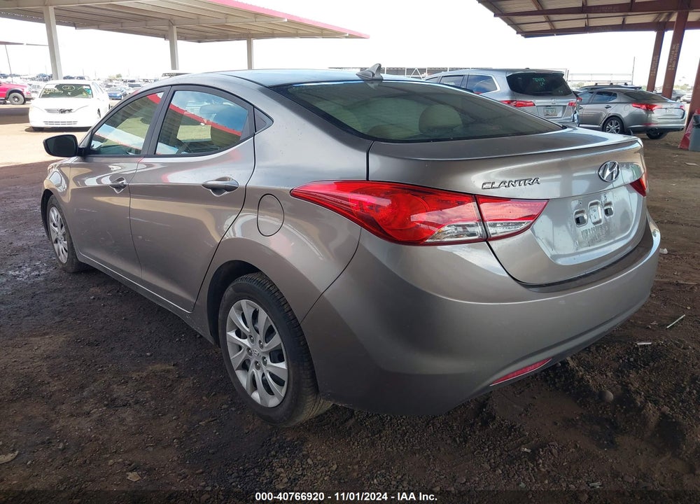 2012 HYUNDAI ELANTRA GLS VIN: 5NPDH4AE6CH148303