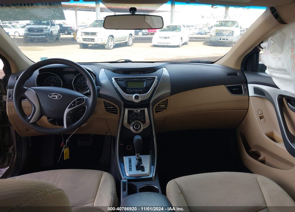 2012 HYUNDAI ELANTRA GLS VIN: 5NPDH4AE6CH148303