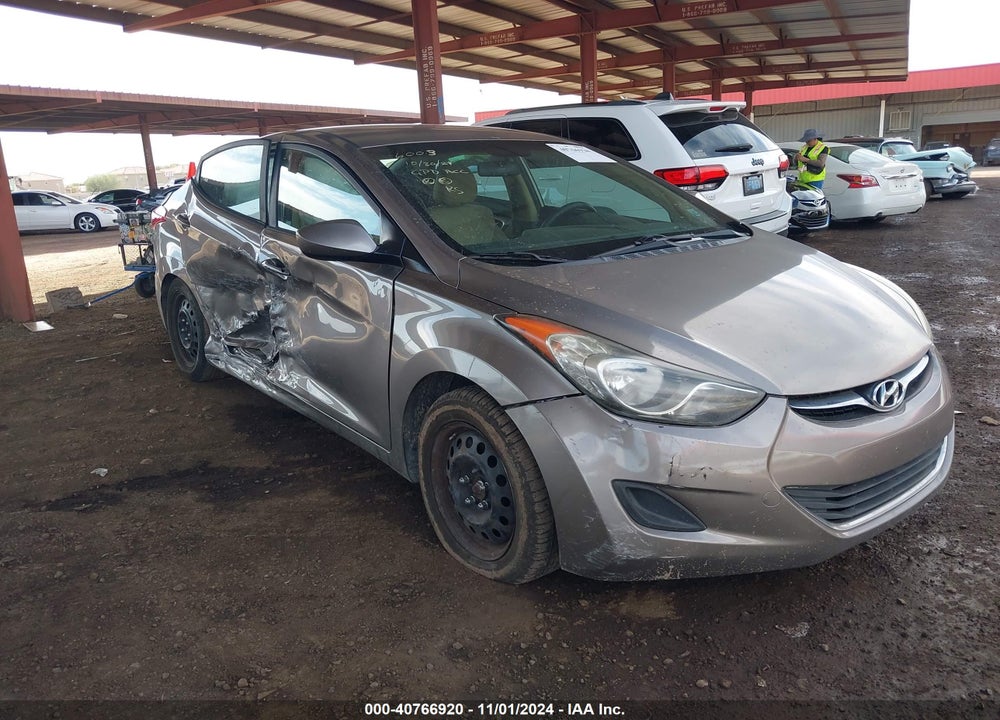 2012 HYUNDAI ELANTRA GLS VIN: 5NPDH4AE6CH148303