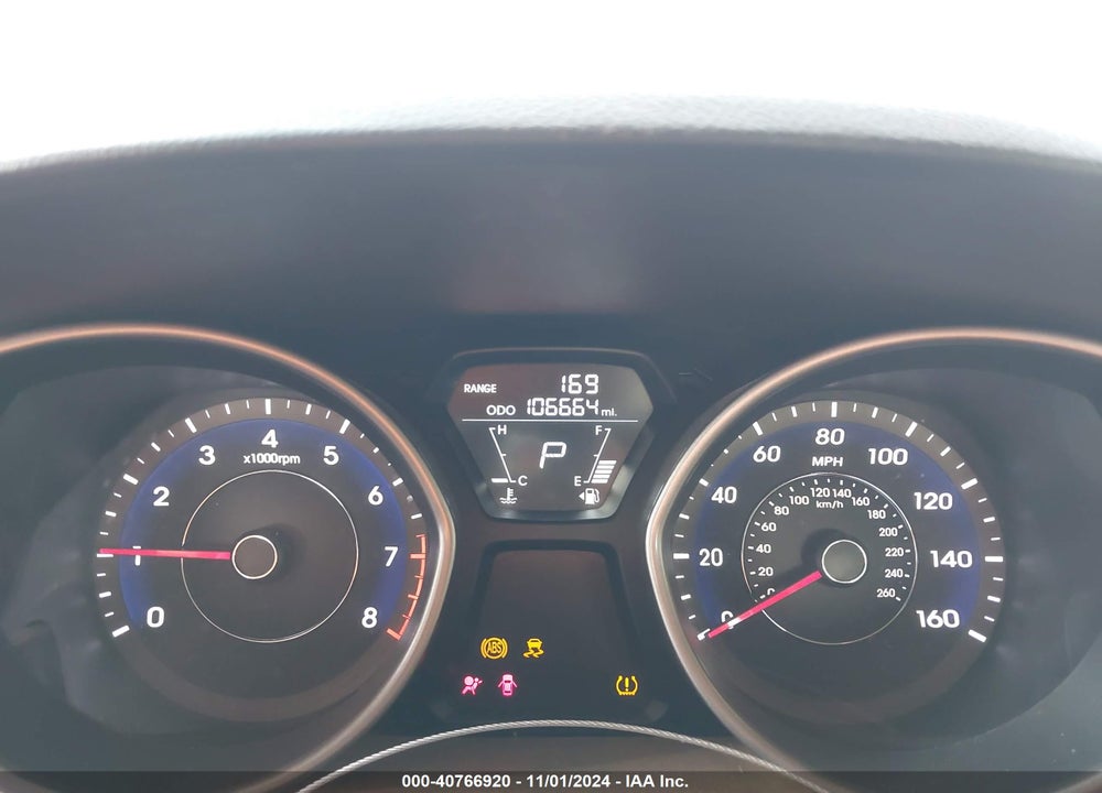 2012 HYUNDAI ELANTRA GLS VIN: 5NPDH4AE6CH148303
