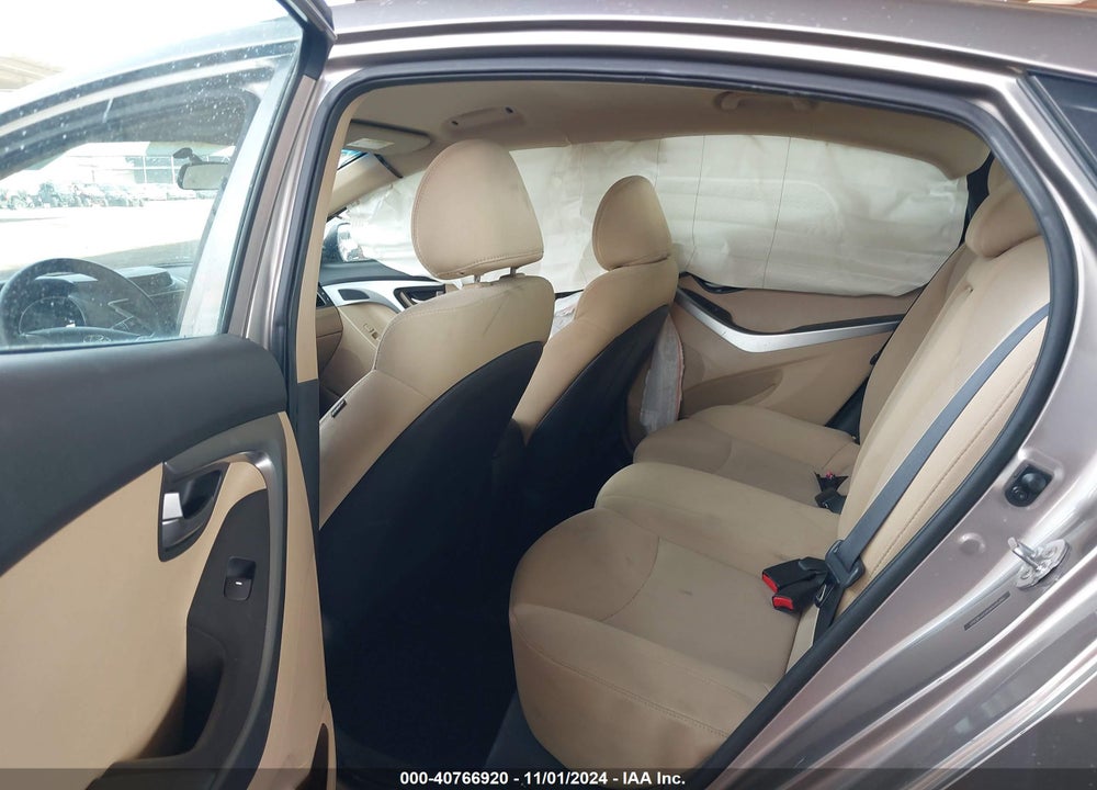 2012 HYUNDAI ELANTRA GLS VIN: 5NPDH4AE6CH148303