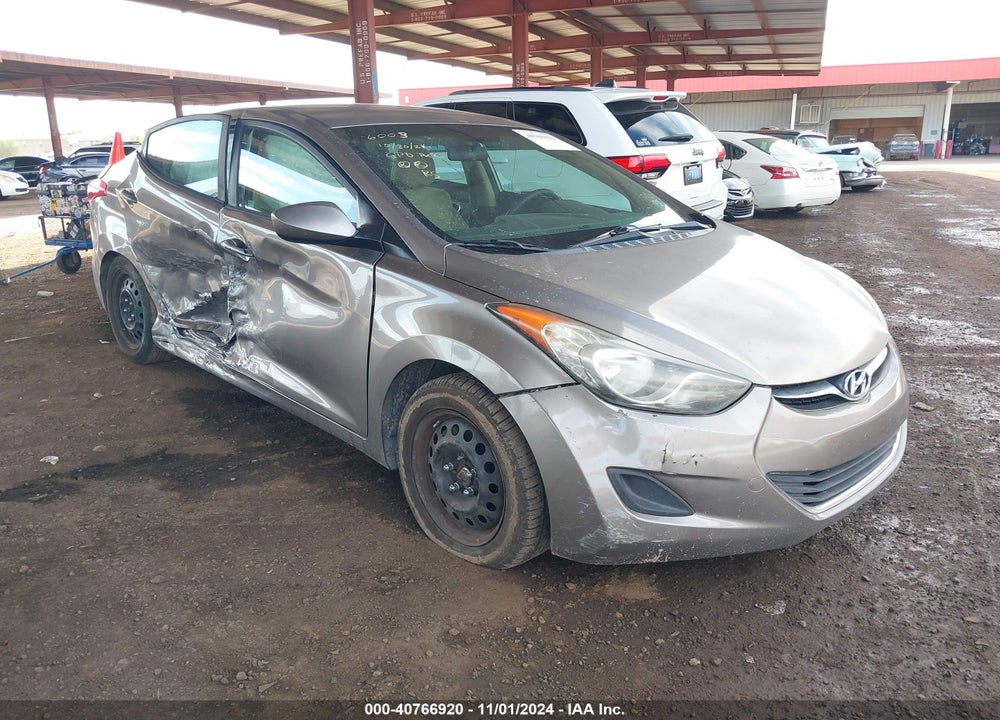 2012 HYUNDAI ELANTRA GLS VIN: 5NPDH4AE6CH148303