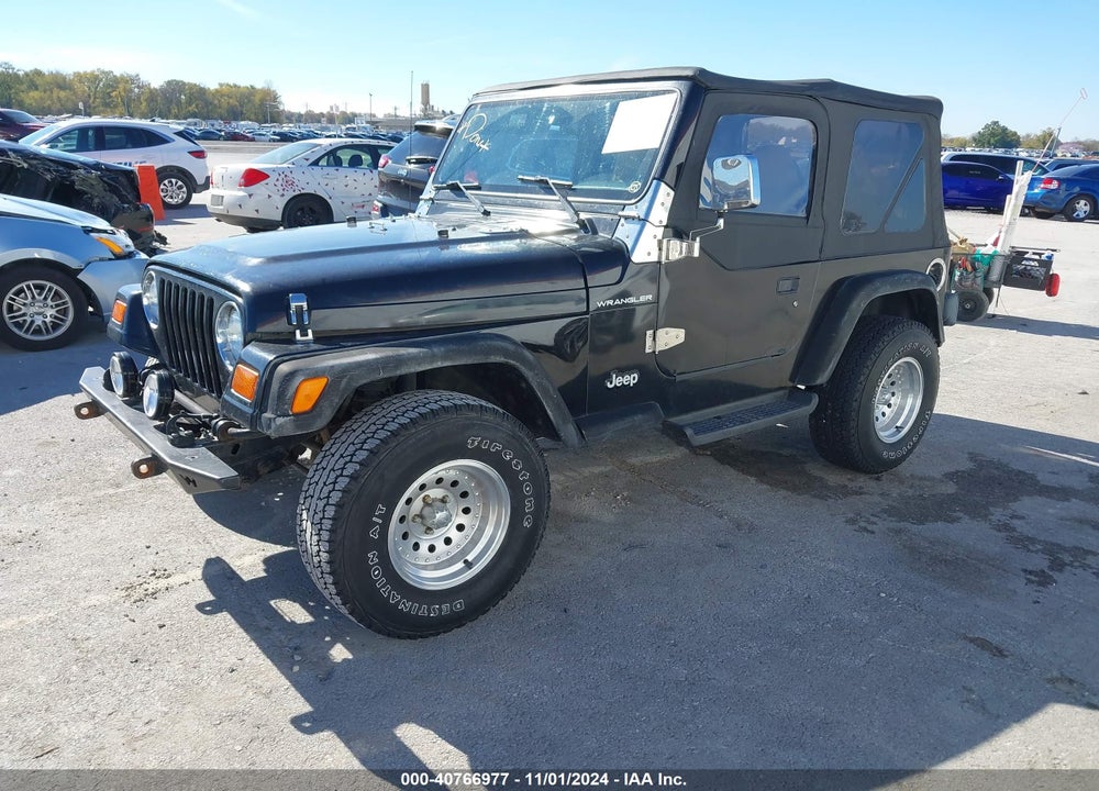 1999 JEEP WRANGLER SE VIN: 1J4FY29P5XP486105