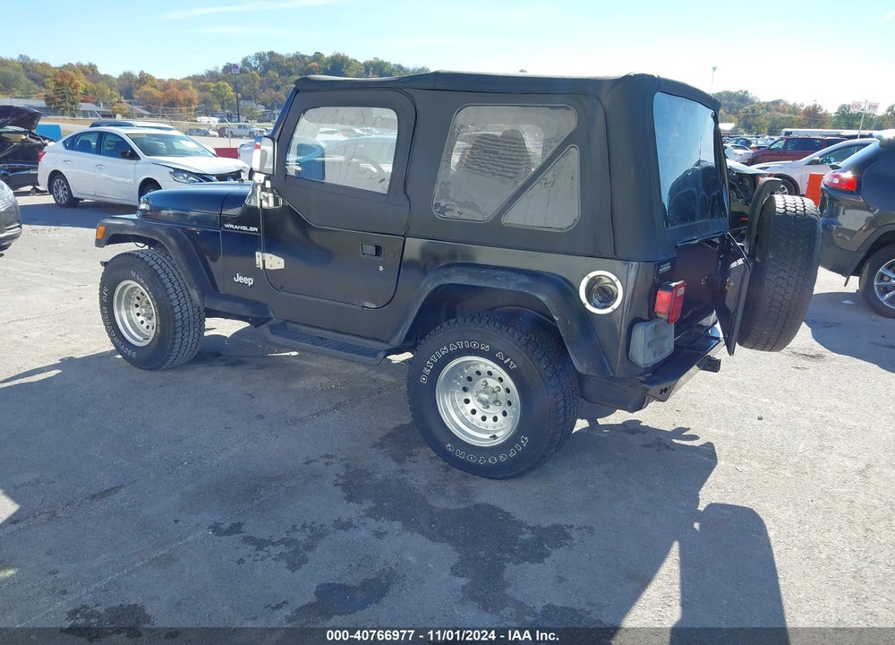 1999 JEEP WRANGLER SE VIN: 1J4FY29P5XP486105