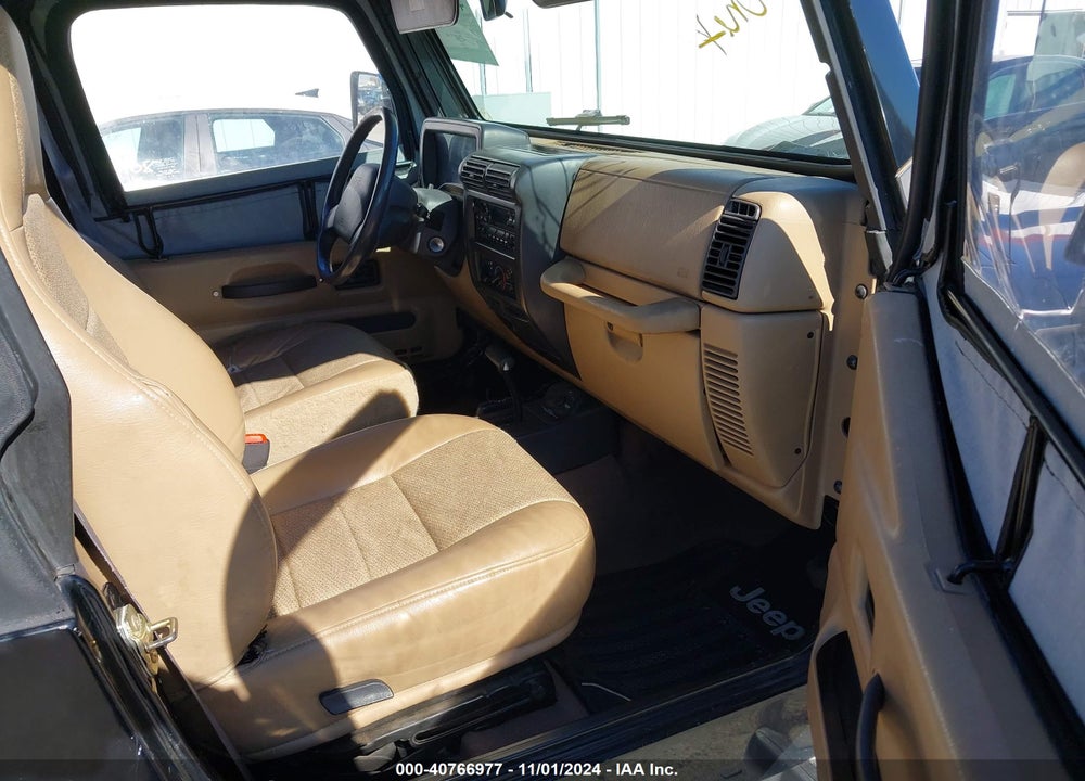 1999 JEEP WRANGLER SE VIN: 1J4FY29P5XP486105