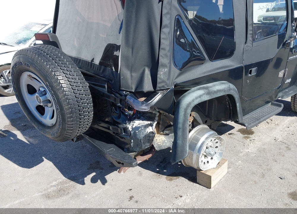1999 JEEP WRANGLER SE VIN: 1J4FY29P5XP486105