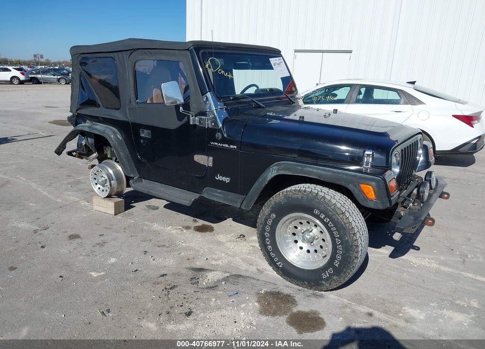 1999 JEEP WRANGLER SE VIN: 1J4FY29P5XP486105