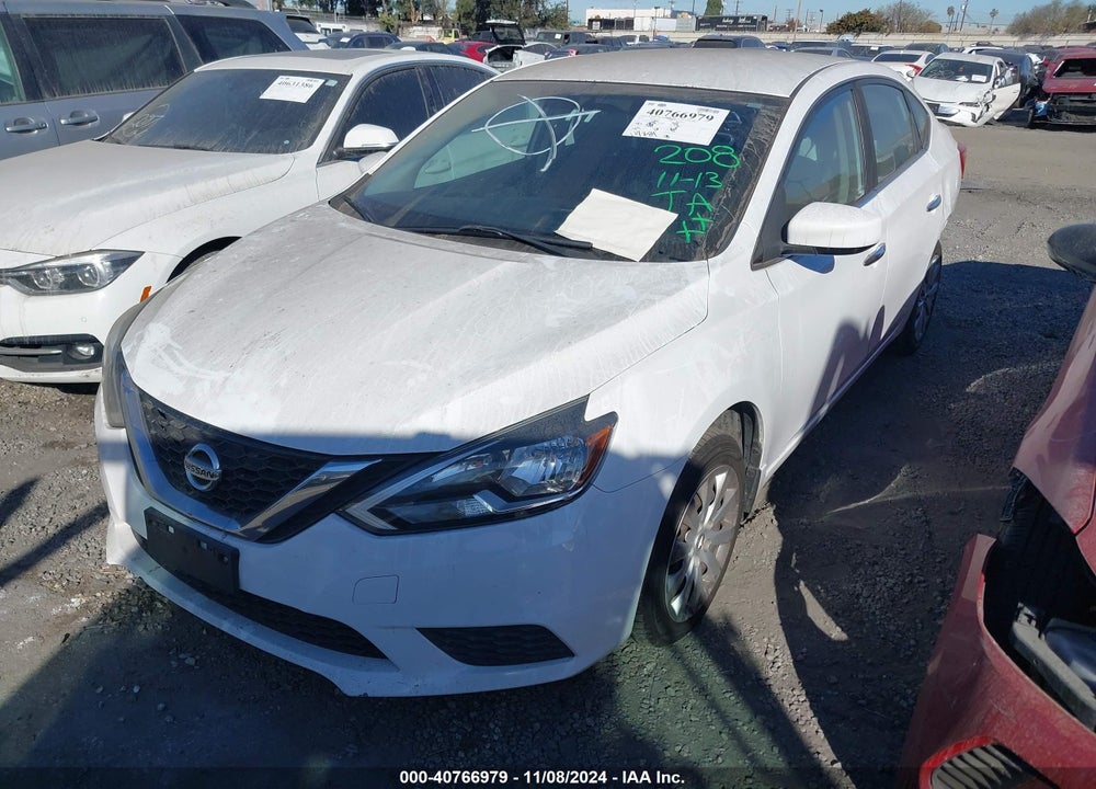 2016 NISSAN SENTRA S VIN: 3N1AB7AP6GY269223