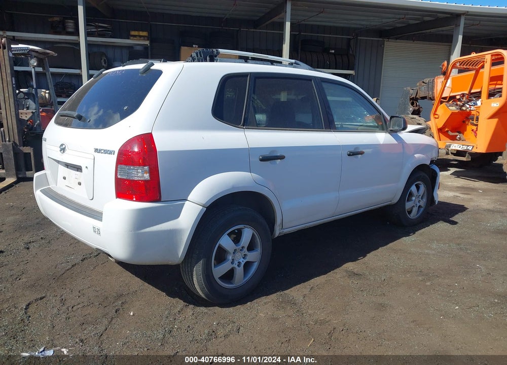 2005 HYUNDAI TUCSON GL VIN: KM8JM12B15U123766