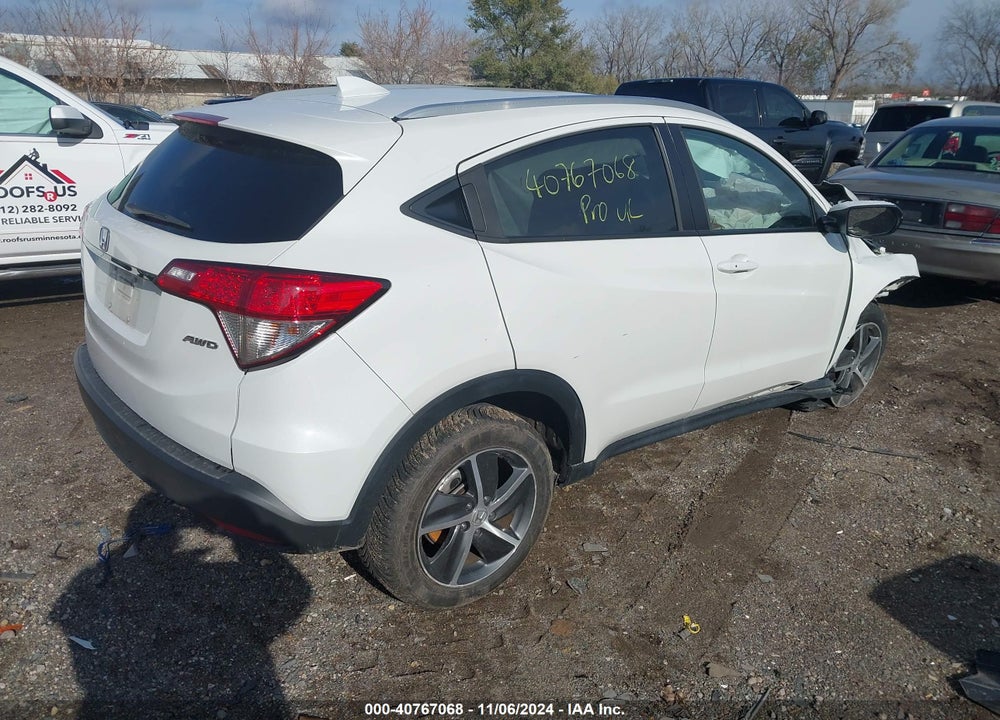 2021 HONDA HR-V AWD EX VIN: 3CZRU6H55MM720342