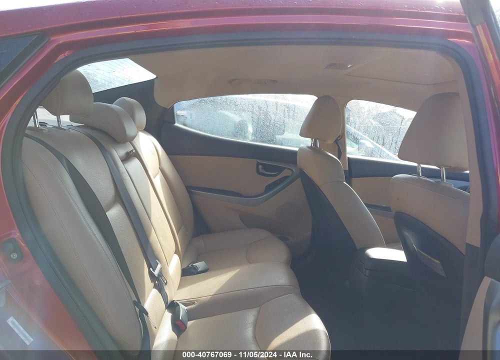 2012 HYUNDAI ELANTRA LIMITED (ULSAN PLANT) VIN: KMHDH4AE4CU309541