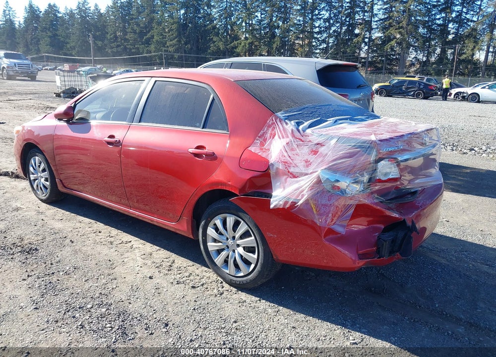 2012 TOYOTA COROLLA LE VIN: 2T1BU4EE8CC885468