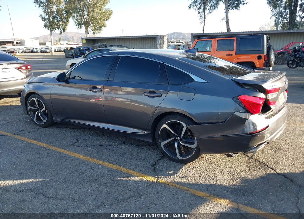 2018 HONDA ACCORD SPORT VIN: 1HGCV1F31JA249569
