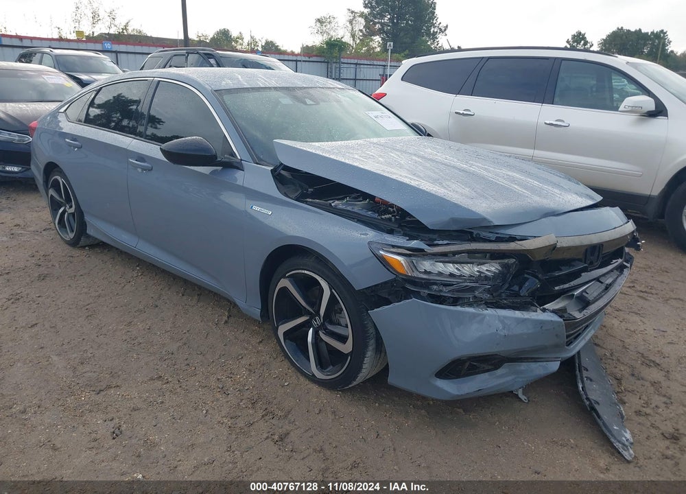 2022 HONDA ACCORD HYBRID SPORT VIN: 1HGCV3F26NA043639
