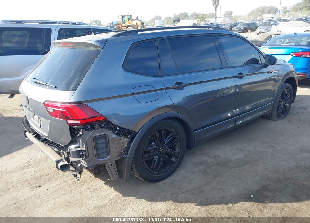 2022 VOLKSWAGEN TIGUAN 2.0T SE R-LINE BLACK VIN: 3VVCB7AX1NM104434