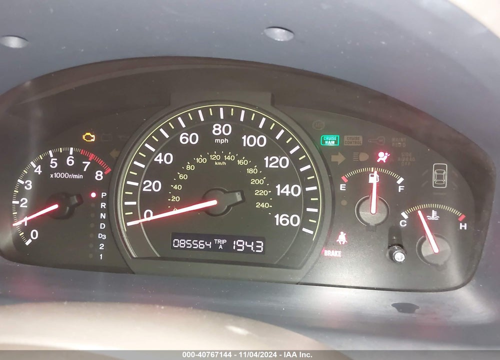 2005 HONDA ACCORD 2.4 LX VIN: 1HGCM56485A091692