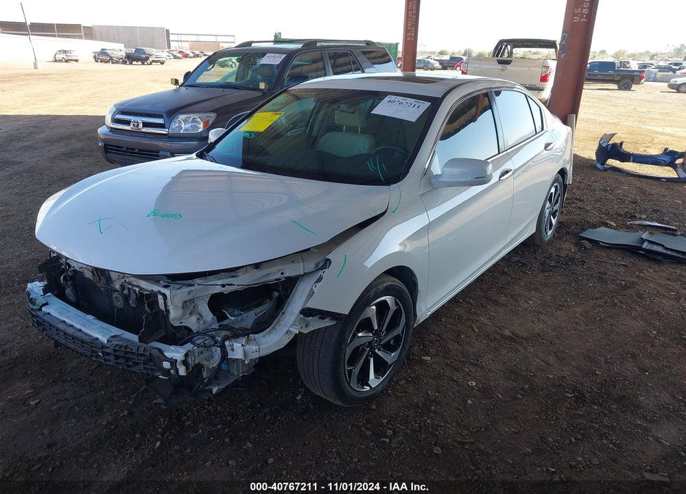 2016 HONDA ACCORD EX VIN: 1HGCR2F73GA087112