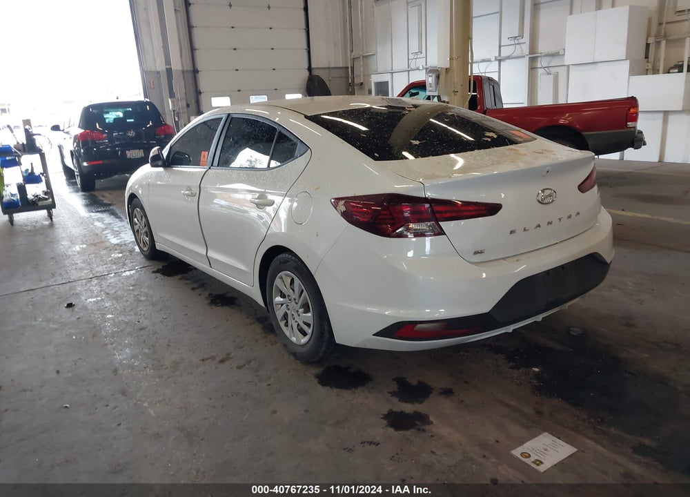 2019 HYUNDAI ELANTRA SE VIN: 5NPD74LF2KH496073