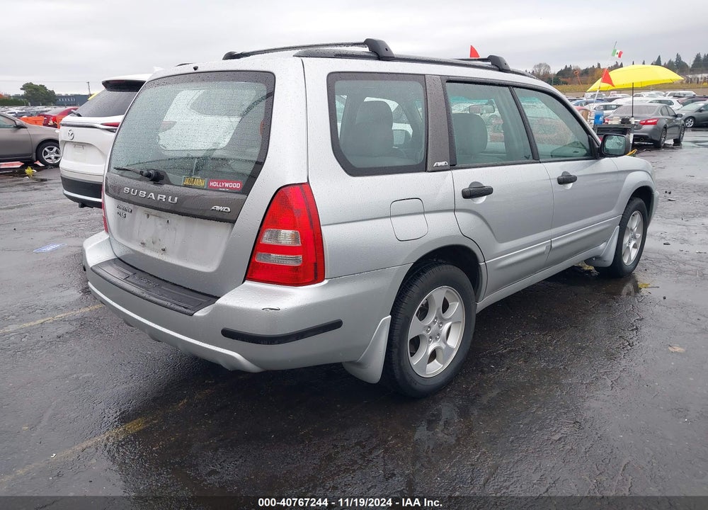 2003 SUBARU FORESTER XS VIN: JF1SG65613H772278