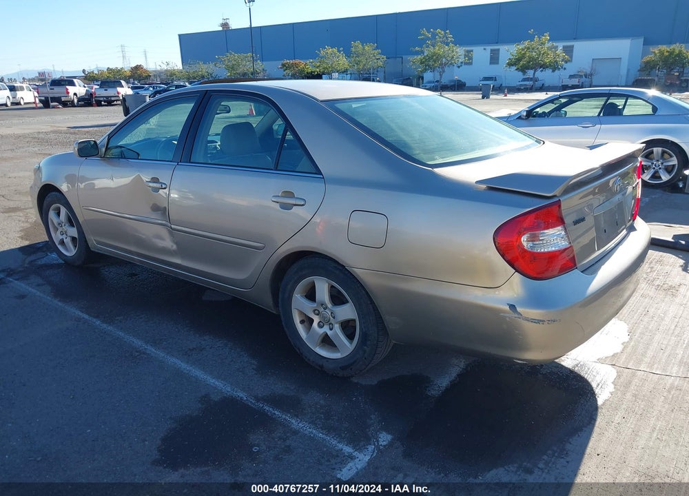2002 TOYOTA CAMRY SE V6 VIN: JTDBF30K220041873